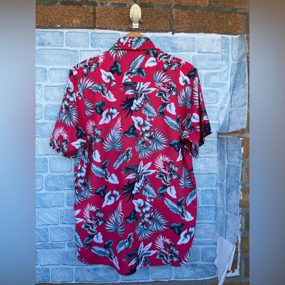 DIXXON Flannel Co Mens Short Sleeve The Miami Button Down Shirt size large - Picture 9 of 12